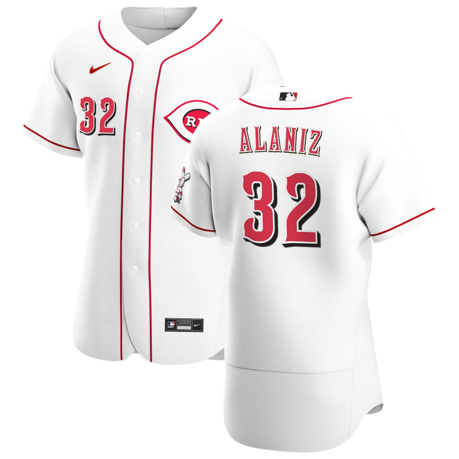 Cincinnati Reds #32 R.J. Alaniz Men Nike White Home 2020 Authentic Player MLB Jersey->cincinnati reds->MLB Jersey